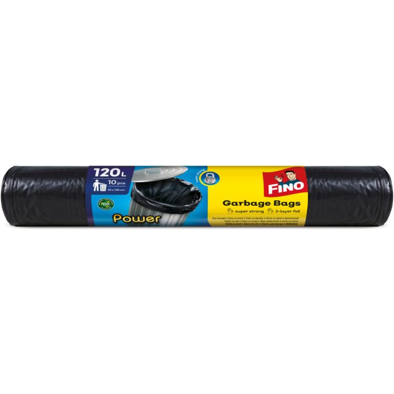 FINO Pungi pentru gunoi cu autoinchidere LD 120 L 10 BUC - LaMiCasa