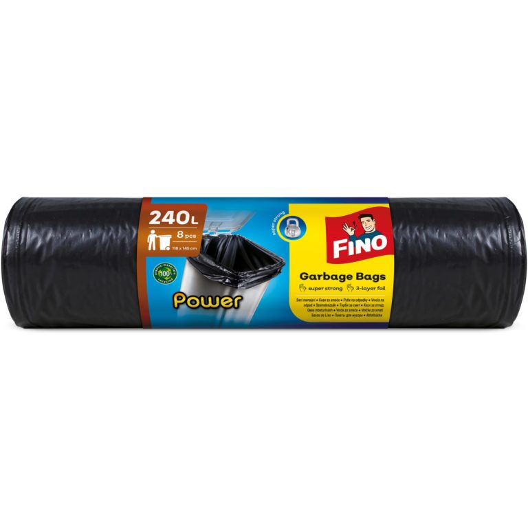 FINO Pungi pentru gunoi 240L 8 buc. - LaMiCasa
