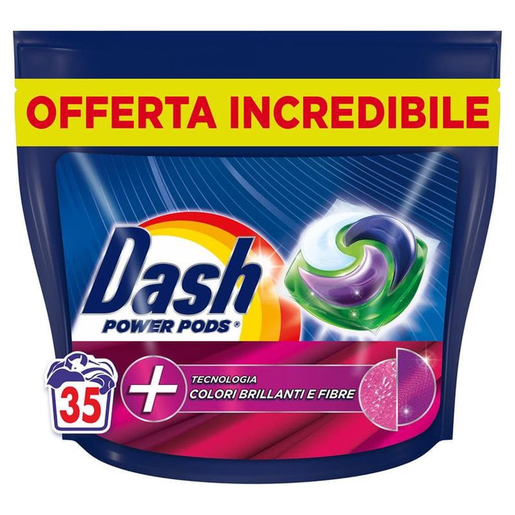 DashPowerColori BrillantiFibre35 Capsule Dash Power Colori Brillanti e Fibre, 35 buc - LaMiCasa