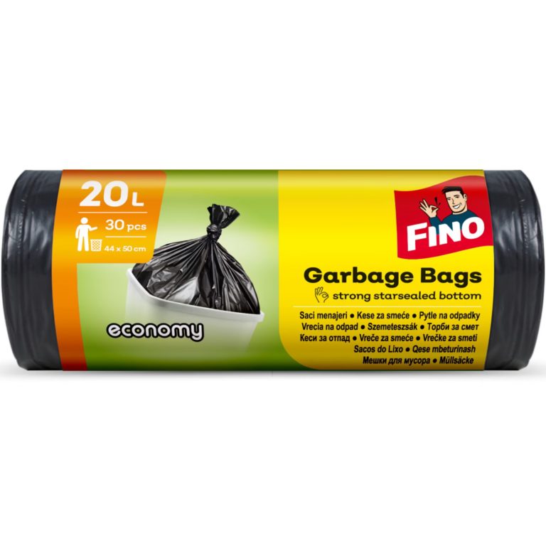 FINO Pungi pentru gunoi HD 20 L 30 BUC - LaMiCasa