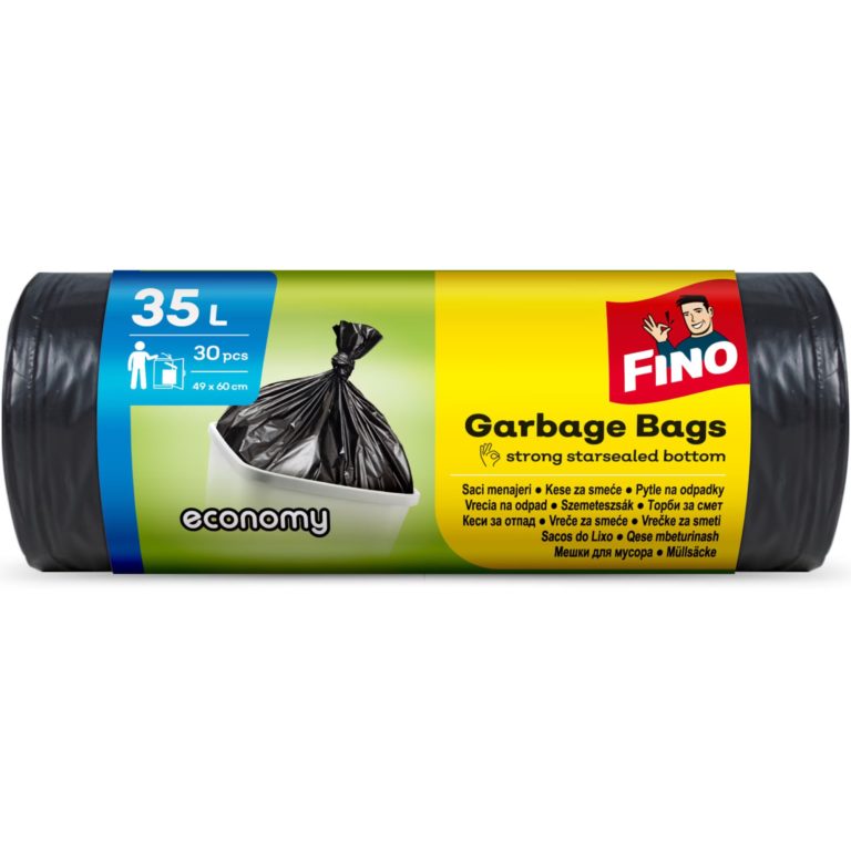 FINO Pungi pentru gunoi HD 35 L 30 BUC - LaMiCasa