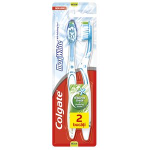 Periuta de dinti Colgate MAX White Medium 2 buc. - LaMiCasa