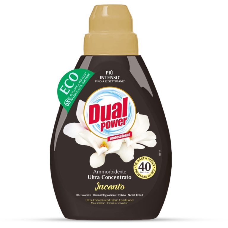 DUAL POWER balsam pentru rufe extra concentrat  INCANTO, 40 spalari, 600ml - LaMiCasa
