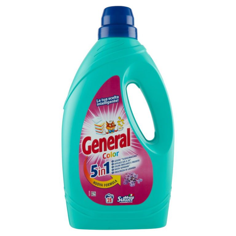 GENERAL Detergent lichid 5in1 Color, 28 spalari, 1.26l - LaMiCasa