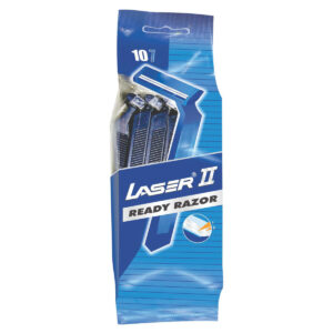 Laser II Aparat de ras pentru barbati cu 2 lame, 10 buc - LaMiCasa