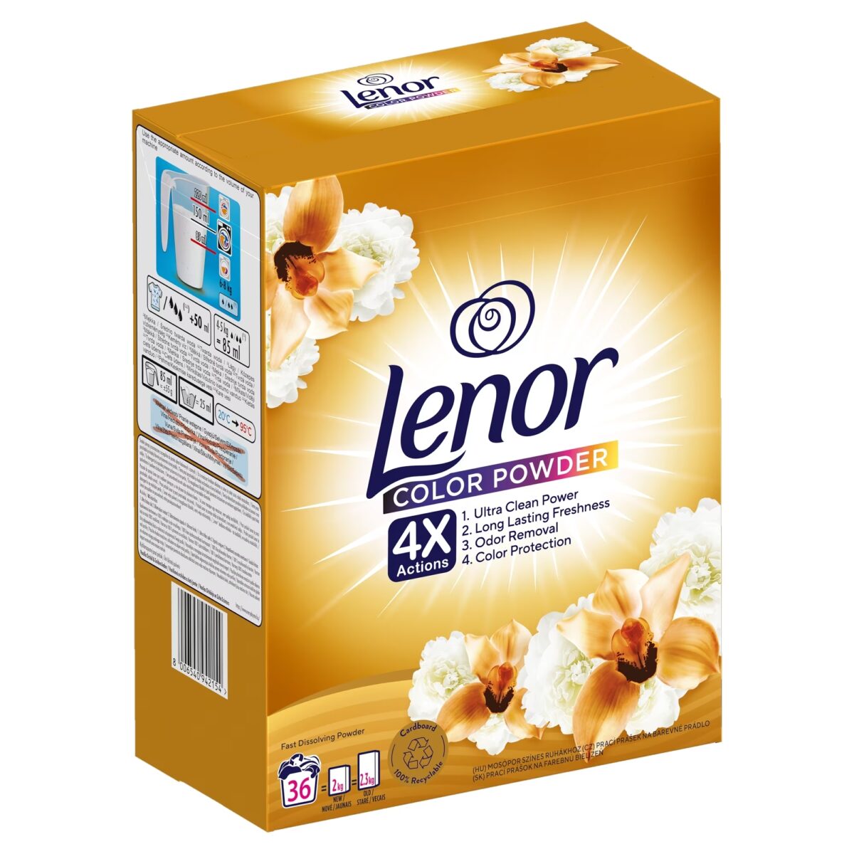 res_cf1008e92118ab2f4b80c1546909a80e LENOR Gold Orchid detergent pulbere 36sp. - LaMiCasa