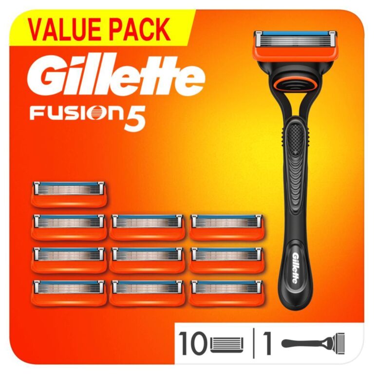 Gillette Aparat de ras Fusion 5 + 10 rezerve - LaMiCasa