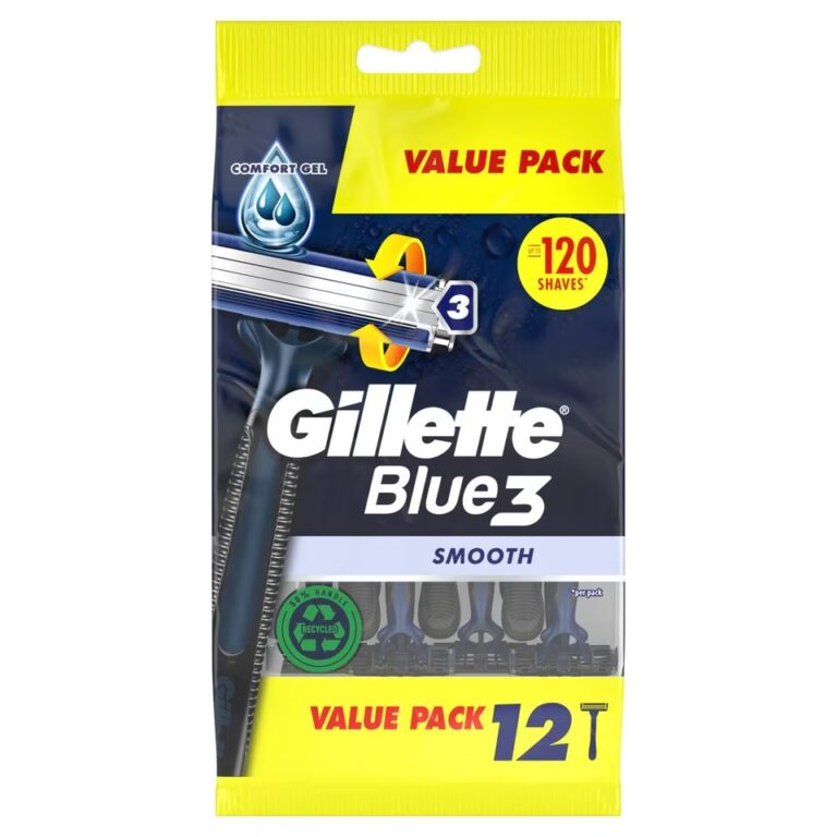 Gillette Blue 3 Smooth Aparat de Ras 12 buc. - LaMiCasa
