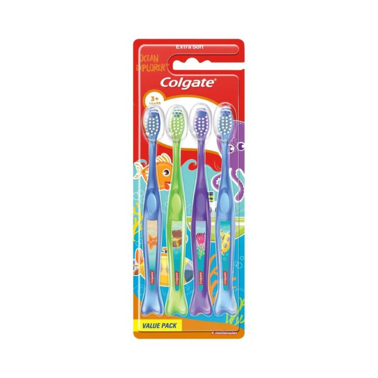 Colgate Periuta de dinti copii 3+ Ocean Explorers 4buc. - LaMiCasa