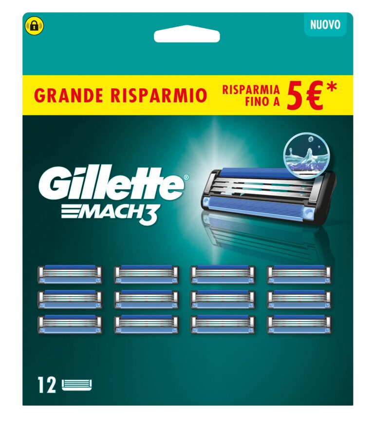 Gillette Mach 3 Rezerva 12 buc. - LaMiCasa