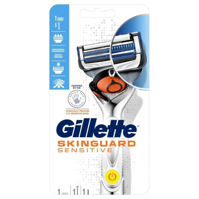 Gillette Skinguard Sensitive Aparat de ras Power Handle - LaMiCasa