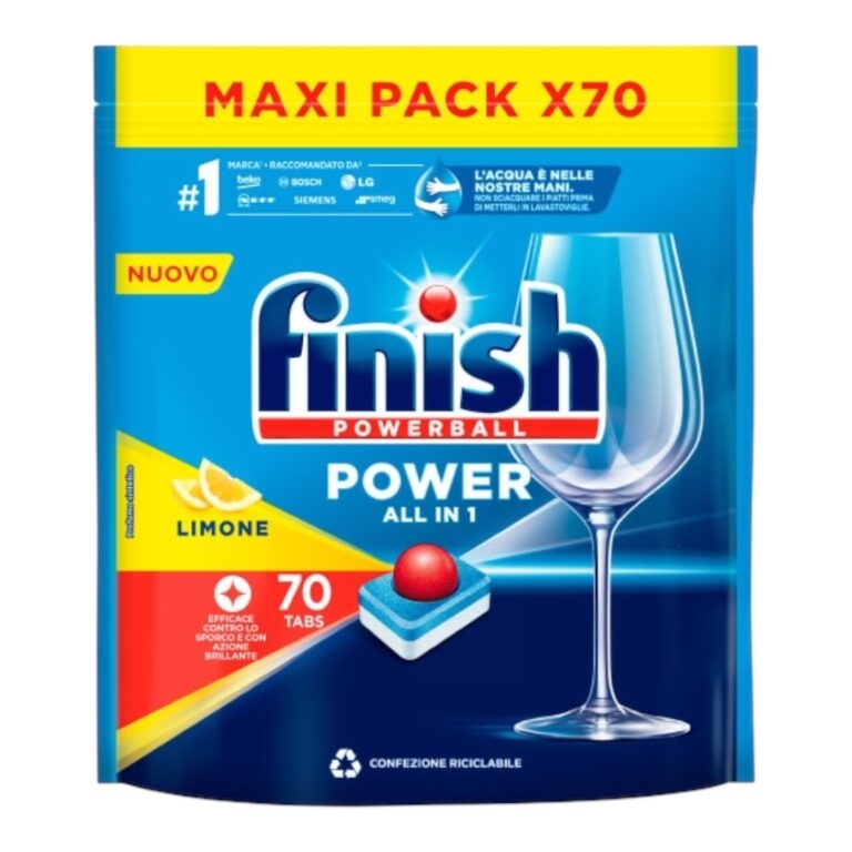 Finish Powerball Power All in 1 Lemon 70 Tabs - LaMiCasa