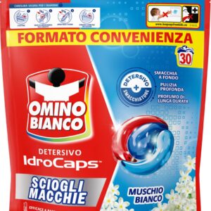Detergent capsule Omino Bianco Muschio Bianco 30 buc. - LaMiCasa