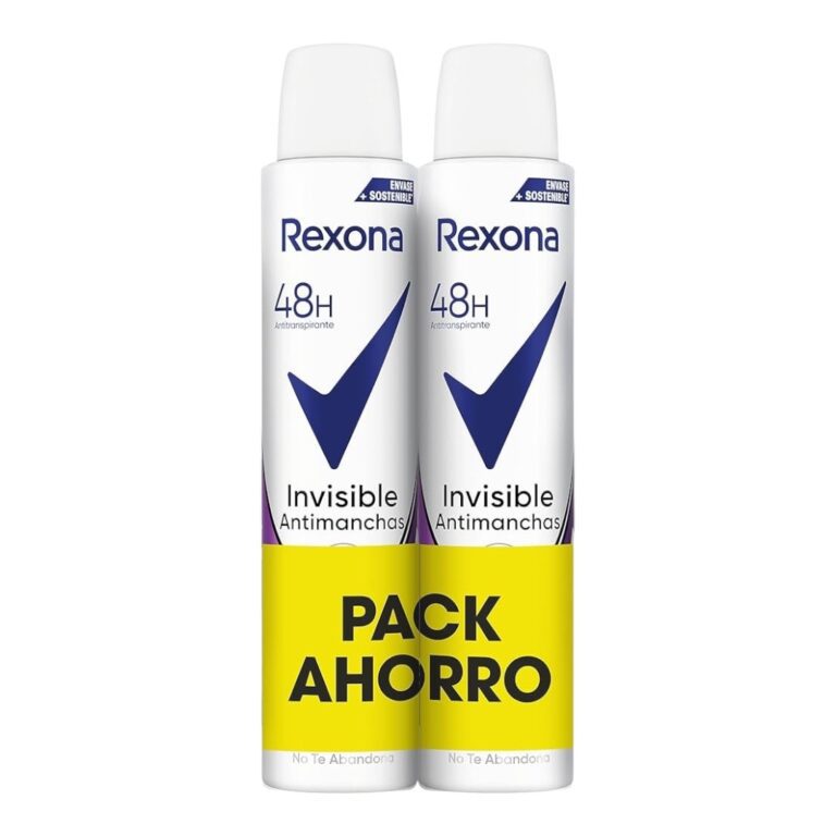 Rexona Antiperspirant Spray Invisible Antimanchas 200 ml x 2 buc. - LaMiCasa
