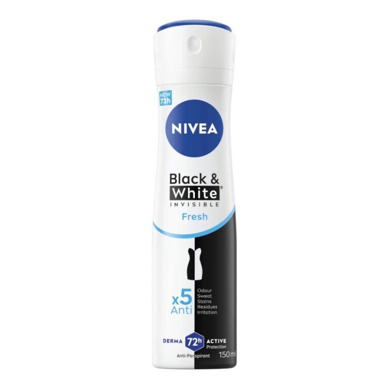 Nivea Deo Spray Black&White Invisible Fresh 200 ml - LaMiCasa