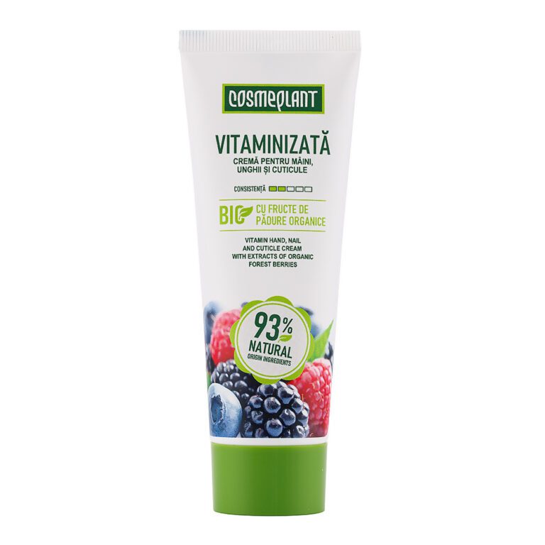 Cosmeplant Crema pentru miini cu Fructe de Padure Organice 75 ml - LaMiCasa