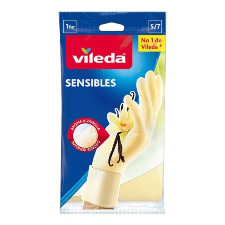 Vileda Manusi Sensitive cu aroma de vanilie S/7 - LaMiCasa
