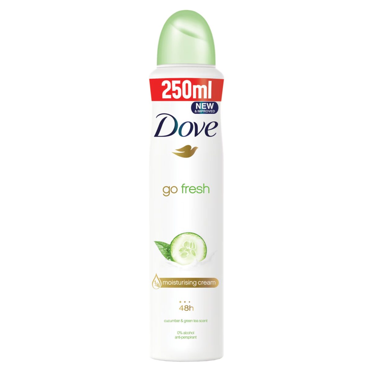 res_bb2087c6a1fd3c8949271018e1a94bf8 Dove Spray Go Fresh Cucumber&Green Tea 250ml - LaMiCasa