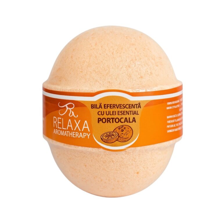 Bila Efervescentă RELAXA Aromatherapy – Portocala 120g - LaMiCasa