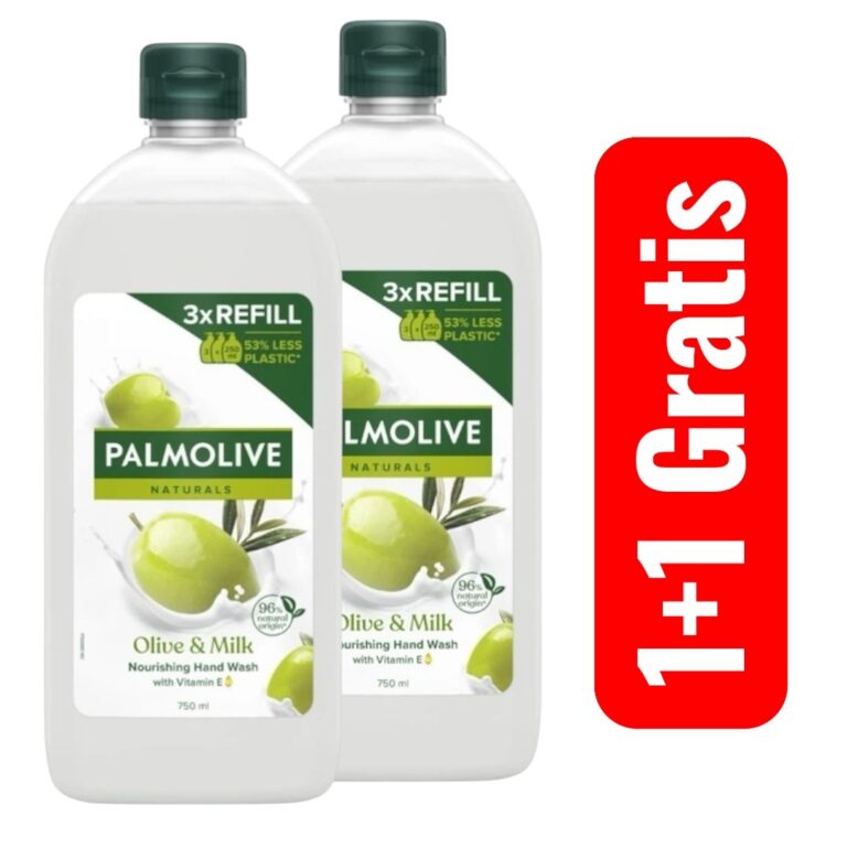 Sapun Lichid Palmolive Olive Rezerva 750ml 1+1 Gratis - LaMiCasa
