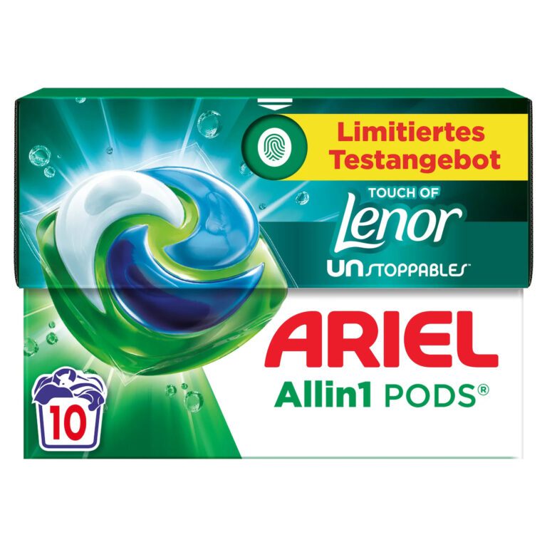 Capsule Ariel Universal All in One Touch of Lenor Unstoppables 10 buc. - LaMiCasa