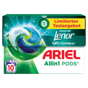 Capsule Ariel Universal All in One Touch of Lenor Unstoppables 10 buc. - LaMiCasa