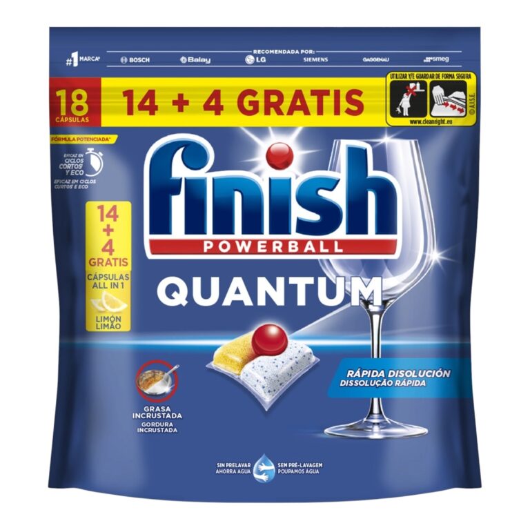 Finish Powerball Quantum Lemon 14+4 Tabs - LaMiCasa