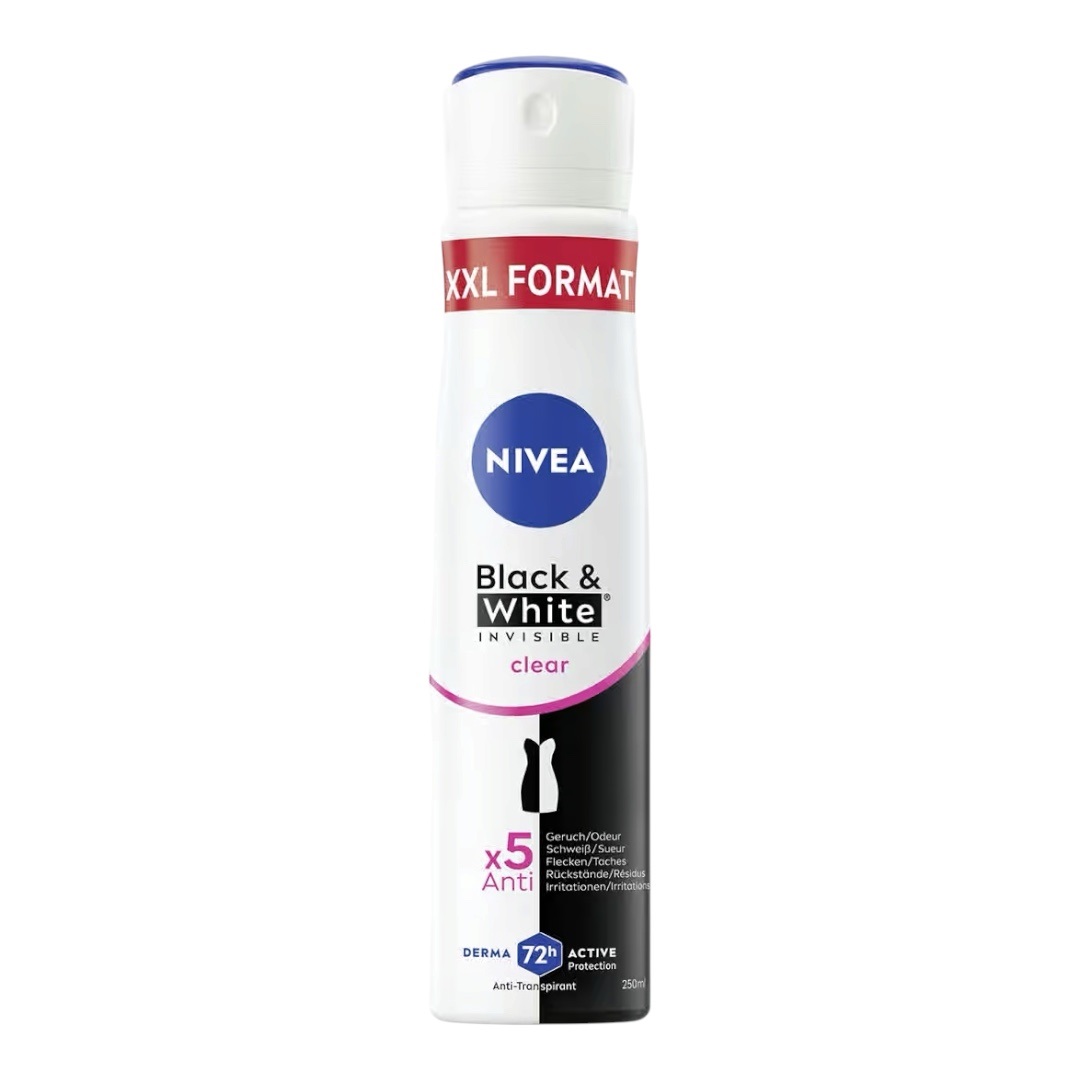 image-27-04-26-12-59 Nivea Deo Spray Black&White Invisible Clear 250 ml - LaMiCasa