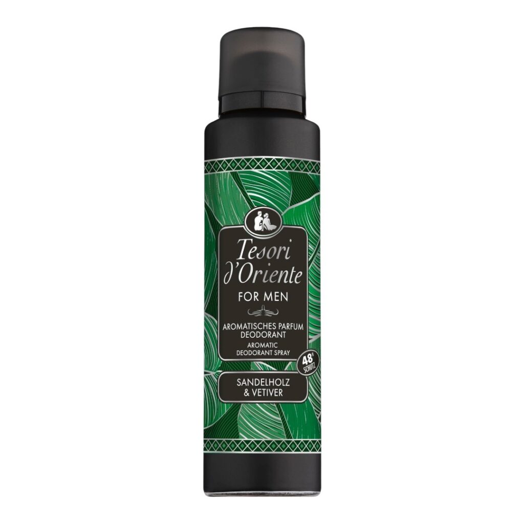 Tesori d'Oriente Deo spray Kashmir Sandalwood and Vetiver 150ml - LaMiCasa