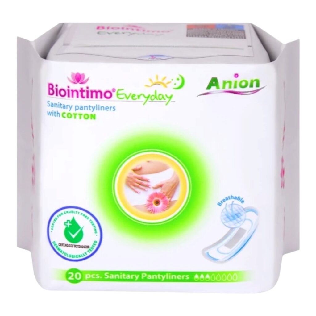 Biointimo Everyday Anion absorbante zilnice 20 buc. - LaMiCasa