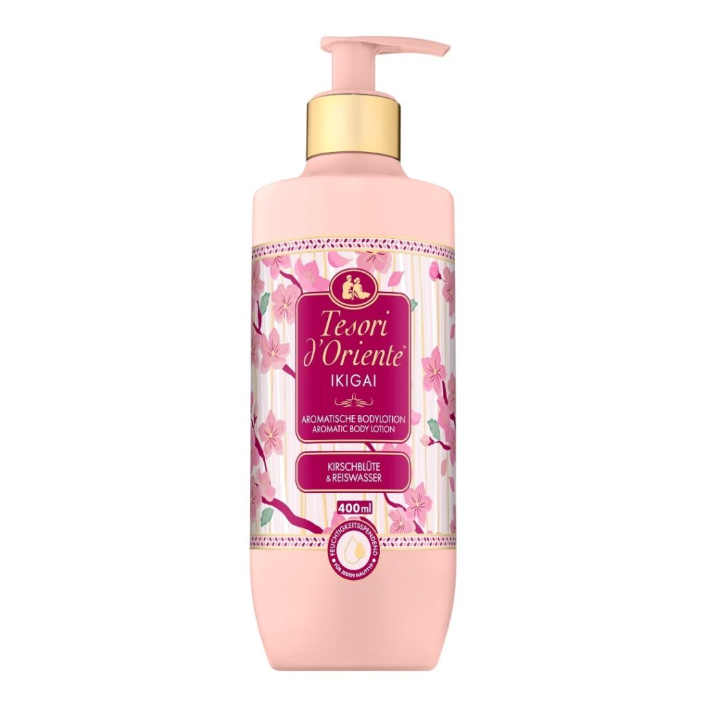 Tesori d'Oriente Lotiune de corp Ikigai cu dozator 400ml - LaMiCasa