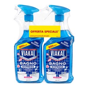 Viakal Spray Bagno Express Fiori Eleganti 2*800ml - LaMiCasa