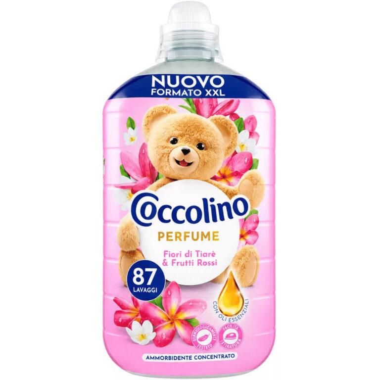 Coccolino Fiori di Tiare & Frutti Rossi Balsam Concentrat pentru Rufe 87 spalari, 1827 ml - LaMiCasa
