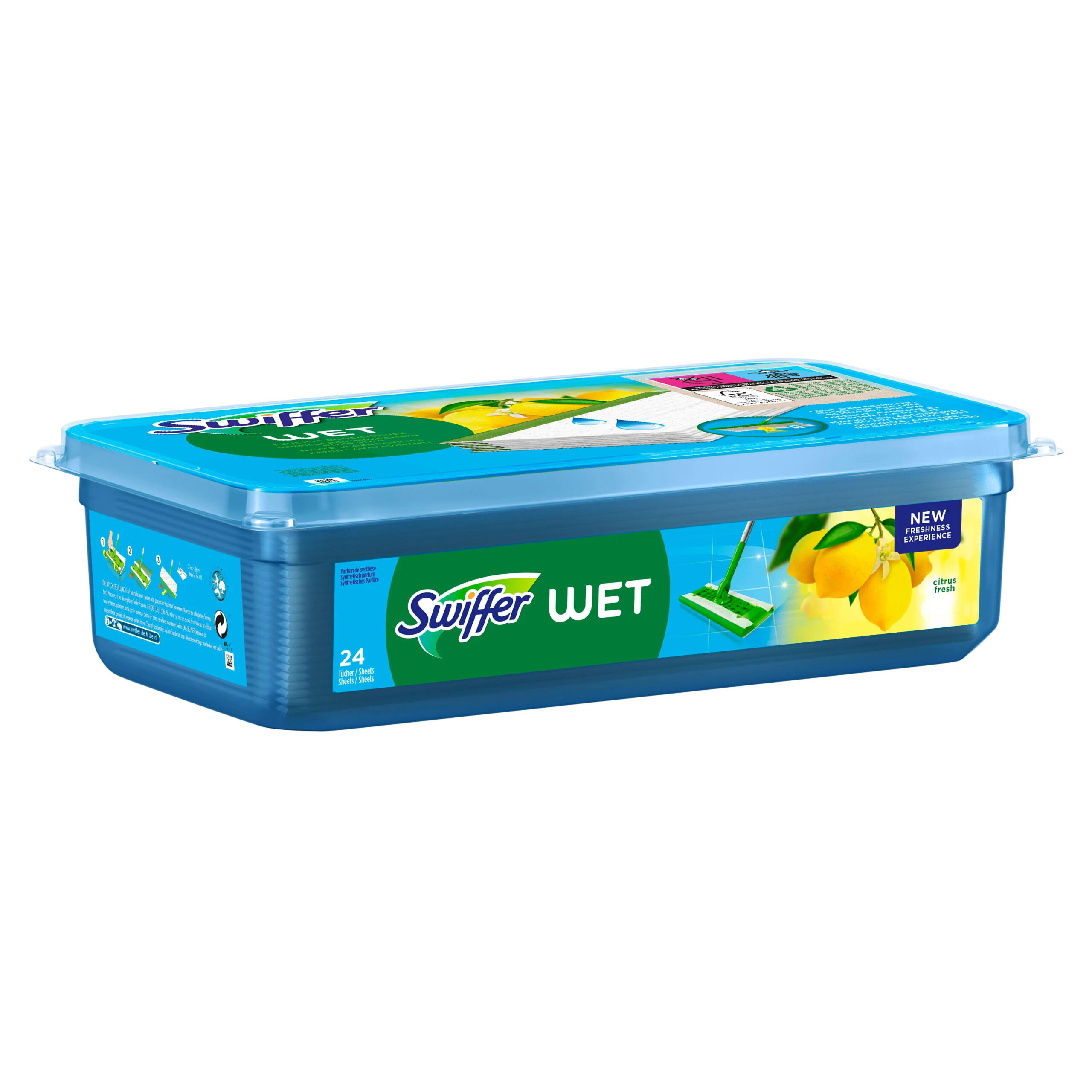 42b10752b5083d5e.png (5) Swiffer Rezerve Umede pentru Mop Citrus Fresh 24 buc. - LaMiCasa