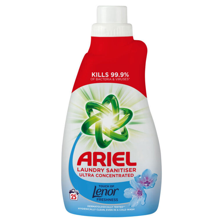 Ariel Detergent lichid Sanitiser Ultra Concentrated Touch of Lenor Freshness 1000 ml - LaMiCasa