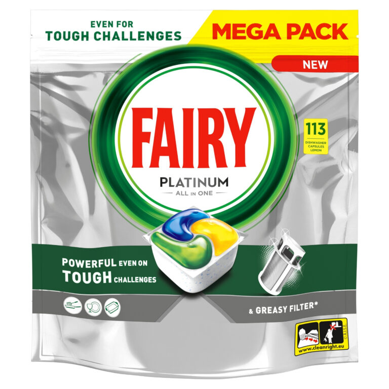 Fairy Platinum All in One Lemon 113 buc. - LaMiCasa