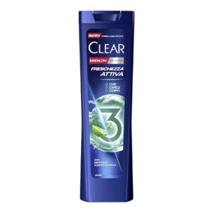 Sampon Clear Men 3 in 1 Freschezza Attiva 225 ml - LaMiCasa