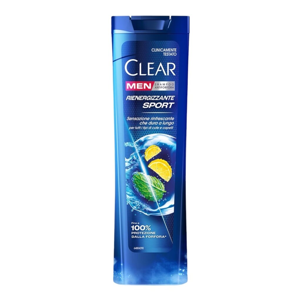 Sampon Clear Men Rienergizzante Sport 225 ml - LaMiCasa