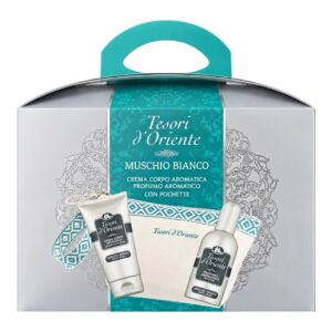 Set Tesori d’Oriente Muschio Bianco Crema de corp&Parfum&Gentuta decorativa - LaMiCasa