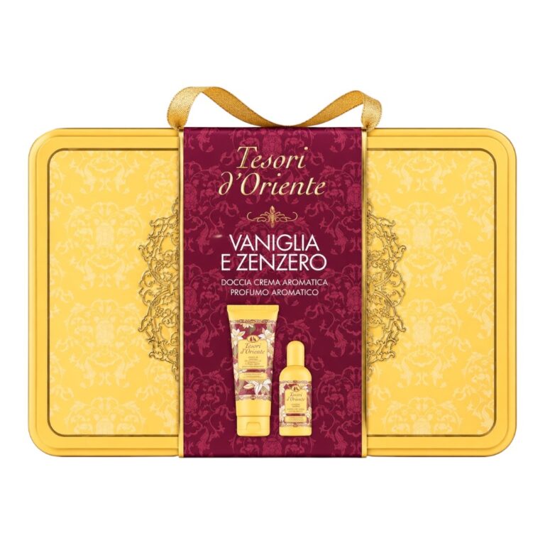Set Tesori d’Oriente Vaniglia e Zenzero - Cutie Metalica Eleganta - LaMiCasa