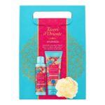Set Tesori d’Oriente Ikigai Gel de dus&Deo Spray&Burete de baie - LaMiCasa
